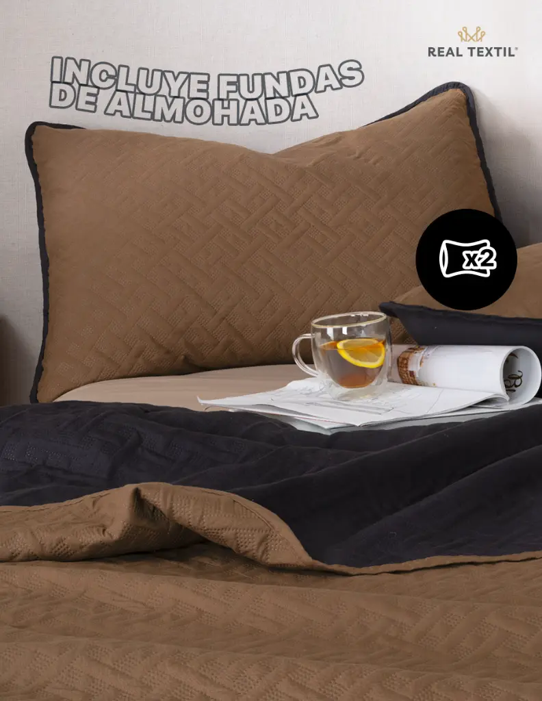 Real-Textil-Set-Edredon-Pinsonic-Ligero-Dos-fundas-Negro-ocre-03.webp