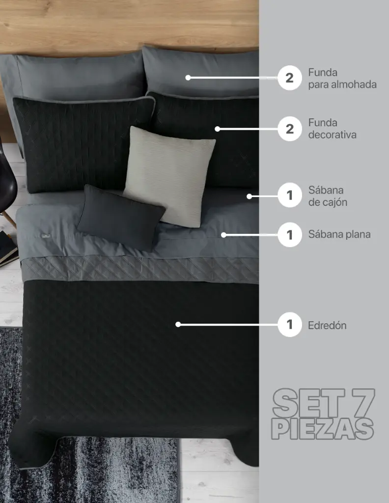 Real-Textil-Set-Edredon-Liso-Pinsonic-Sabanas-Negro-Gris-Set-7-piezas.webp
