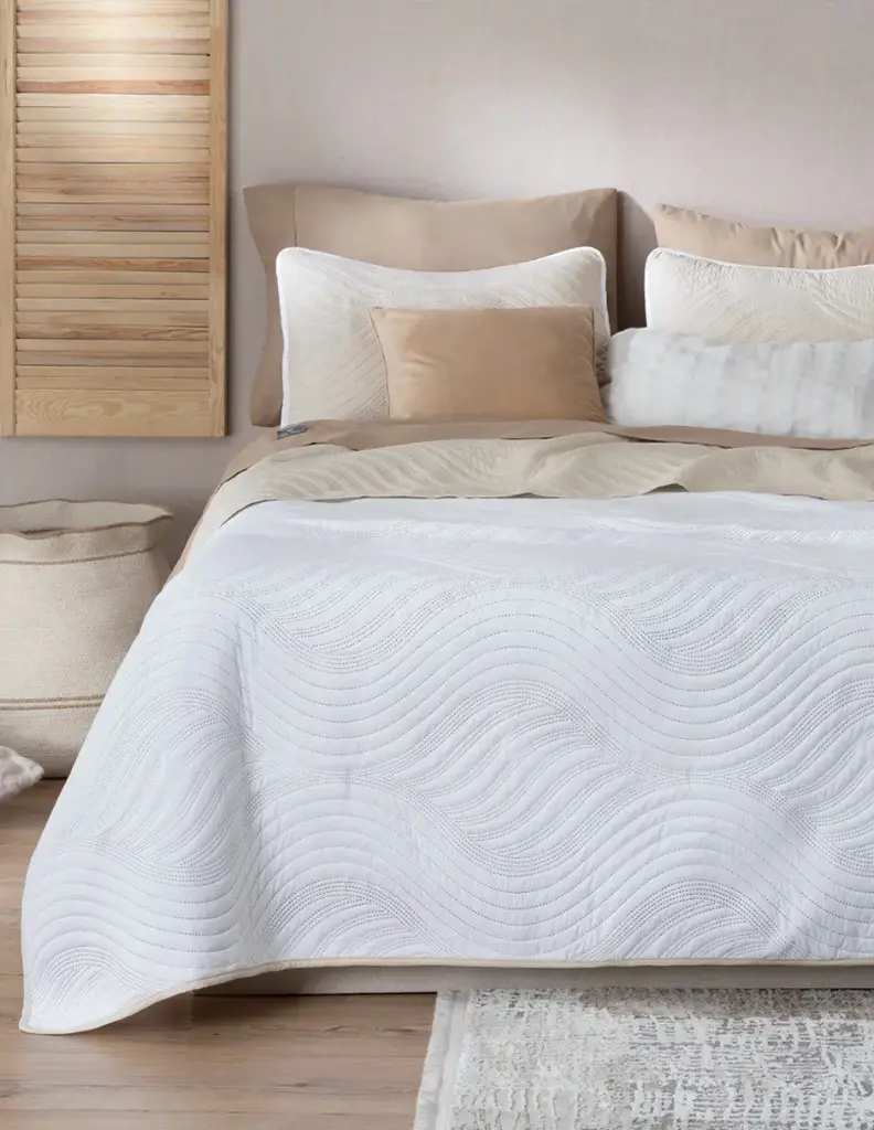 EDREDÓN PINSONIC RT BLANCO/BEIGE