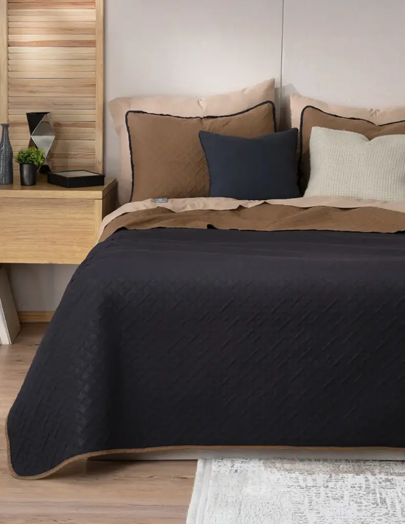 EDREDÓN PINSONIC RT NEGRO/OCRE