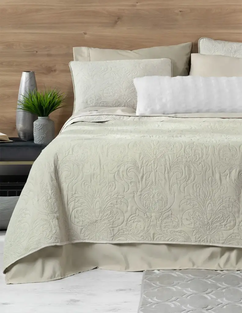 SET EDREDÓN PINSONIC-SABANAS RT Khaki- Beige 