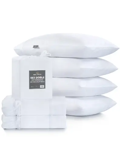 SET DOBLE SABANA MICROFIBRA RT