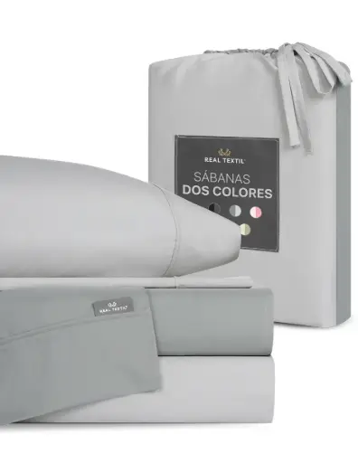 SABANA MICROFIBRA RT DOS COLORES