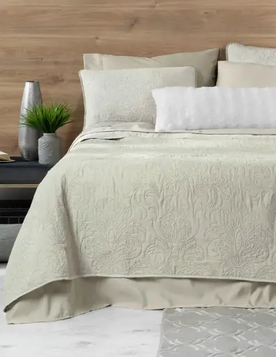 SET EDREDÓN PINSONIC-SABANAS RT Khaki- Beige 